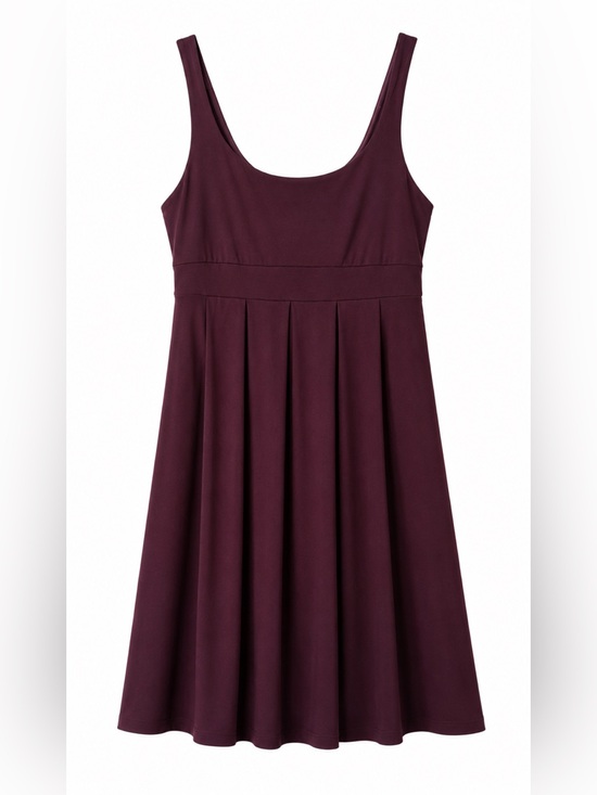 Susana Monaco Dresses & Skirts - Susana Monaco Pleated Fit and Flare Scoop Neck Dress- L